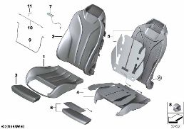 SEAT, FRONT, UPHLSTRY, COVER, SPORT SEAT