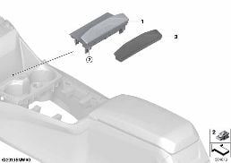 SEPARATE COMPONENTS TELEPHONY WCA/NFC diagram for BMW 1 Series F40 120i