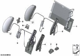 SEAT, FRONT, COMFORT FUNCTIONS diagram for BMW 1 Series F40 120dX