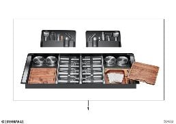 Inserto hosting, Módulo arruma.amovível diagram for BMW Rolls-Royce Cullinan RR31 Cullinan