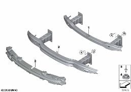 CARRIER, FRONT diagram for BMW X1 E84 20i