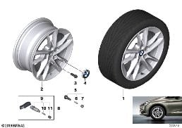 BMW LA WHEEL DOUBLE SPOKE 474 - 16