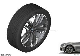 BMW LA WHEEL M DOUBLE SPOKE 760M - 20