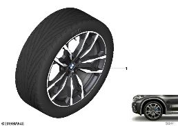 BMW 輕質合金輪輞 M 雙輪輻 787M - 20