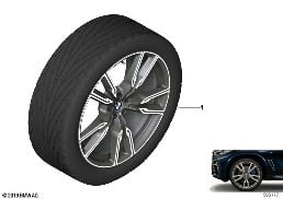 BMW kolo sl.l.kovů M s paprs.V 747M-22