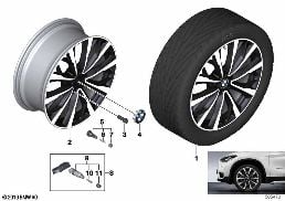 BMW LA WHEEL V-SPOKE 573 - 19