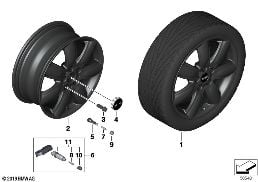 MINI LA WHEEL BRIDGE SPOKE 528 - 17