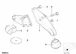 ENGINE SUSPENSION diagram for BMW 3 Series E46 318i
