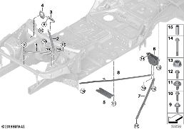 Rinforzo carrozzeria diagram for BMW X6 G06 LCI 30dX