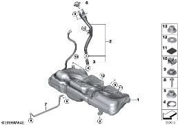 FUEL TANK/MOUNTING PARTS