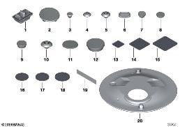 SEALING CAP/PLUG diagram for BMW 3 Series G21 Touring LCI 320d