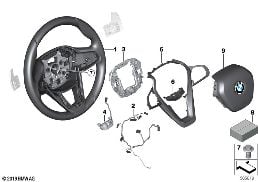 Спорт.рул.кол.,НПБ, многоф./лепестки diagram for BMW X5 G05 30iX