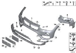 TRIM COVER, FRONT