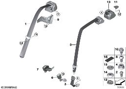 SAFETY BELT REAR