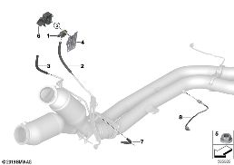 Czuj.filtra cząstek/zamontowane części diagram for BMW X4 M F98 X4 M