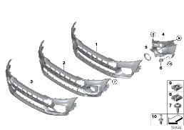 TRIM COVER, FRONT