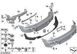 TRIM COVER, REAR