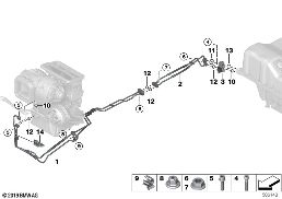 REFRIGERANT LINES, UNDERFLOOR