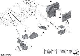 POWER DISTRIBUTION BOX / B+ DISTRIBUTOR diagram for BMW Z4 G29 30i