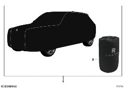 Cobertura para interior diagram for BMW Rolls-Royce Cullinan RR31 Cullinan