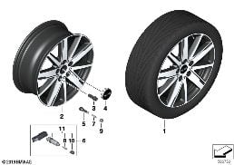 MINI, LA WHEEL, SCISSOR SPOKE, 830 - 17
