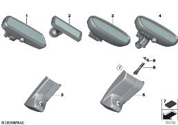 INTERIOR MIRROR diagram for BMW 4 Series F32 428i