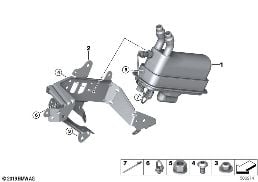 Elektrischer Durchlauferhitzer diagram for BMW 3 Series G20 Limousine LCI 330eX
