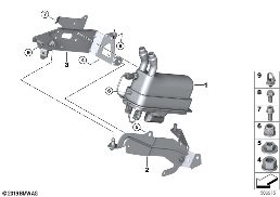 Электонагреватель проточного действия diagram for BMW 5 Series G38 LCI 535Le