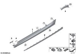 M COVER FOR ROCKER PANEL / WHEEL ARCH