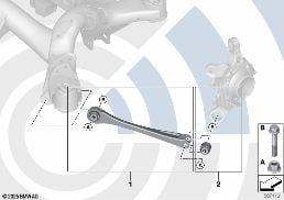 REPAIR KIT FOR TRAILING ARM diagram for BMW 4 Series F32 435iX