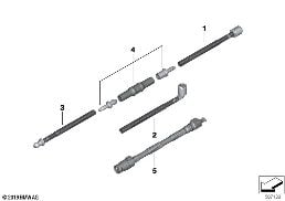 REPAIR SECTIONS FOR HOSES diagram for BMW 7 Series F01 LCI 740dX
