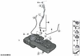 FUEL TANK/MOUNTING PARTS