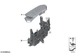 CONTROL UNIT BOX diagram for BMW 3 Series G20 Sedan 330dX