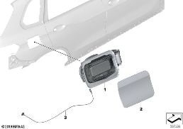 FILL-IN FLAP diagram for BMW X6 M F96 X6 M