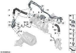 POLLUTANT REDUCTION COOLING diagram for BMW X7 G07 M50dX