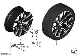 BMW LIGHT ALLOY WHEEL Y-SPOKE 783 - 19