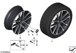 BMW LA WHEEL DOUBLE SPOKE 797M - 19
