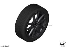 JCW LA WHEEL, GRIP SPOKE, 815 - 18