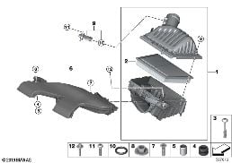 INTAKE NOISE ATTENUATOR / AIR DUCT