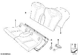 Fot. tyl., tapic. i poszycie, fot. pod. diagram for BMW MINI R50 Cooper
