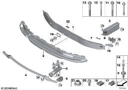 CARRIER, FRONT diagram for BMW 2 Series F22 228i