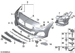 M TRIM, FRONT