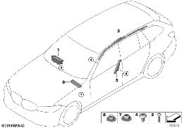 AIRBAG diagram for BMW 3 Series G21 Touring 330d