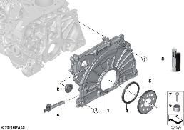 TIMING CASE COVER diagram for BMW 4 Series G26 Gran Coupé 430dX