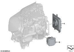 SINGLE PARTS, HEADLIGHT ELECTRONICS diagram for BMW 6 Series G32 GT LCI 630d
