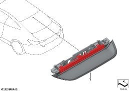THIRD STOPLAMP diagram for BMW 4 Series G26 Gran Coupé 430i