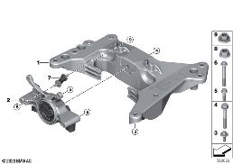 GEARBOX SUSPENSION diagram for BMW Rolls-Royce Phantom RR11 Phantom
