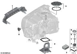 Elem. poj. reflektora diagram for BMW Rolls-Royce Ghost RR21 Ghost