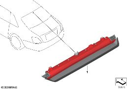 Trzecie światło stop diagram for BMW Rolls-Royce Ghost RR21 Ghost