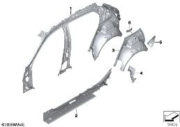 SIDE FRAME SECTION, INNER